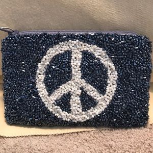 Moyna New York beaded coin purse